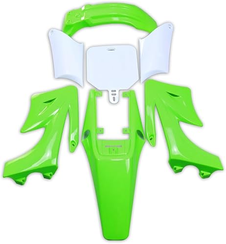 Miniatura 8 de Kit completo de guardabarros de carenado de plástico para Apollo Orion 110cc 125cc 150cc 200cc 250cc Pit Dirt Bike Motocross motocicleta (rojo y