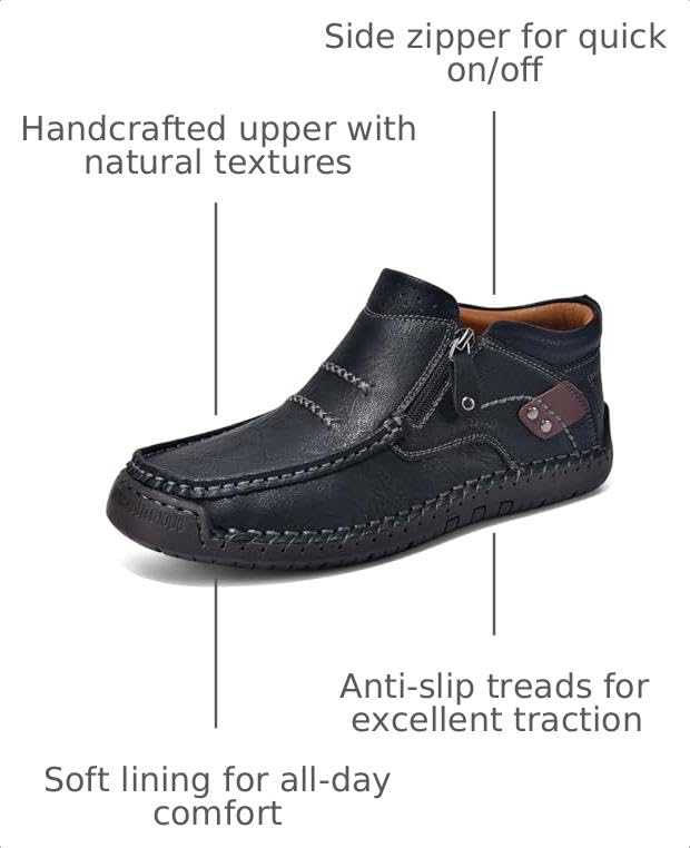 Image of Coramtty Mens Classic Loafers Moccasins Walking Outdoor Walking Shoes