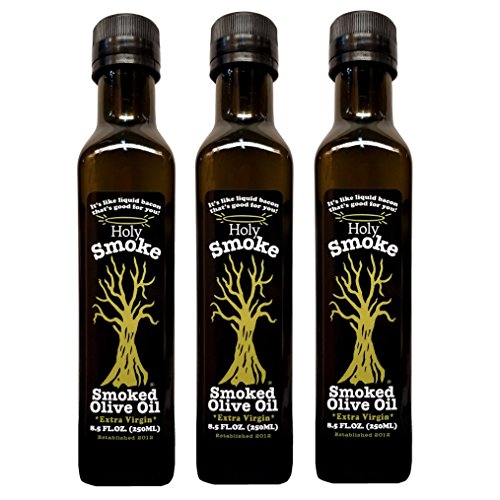 Holy Smoke Smoked Extra Virgin Olive Oil 8.5 Fl. Oz. - 3 Pack