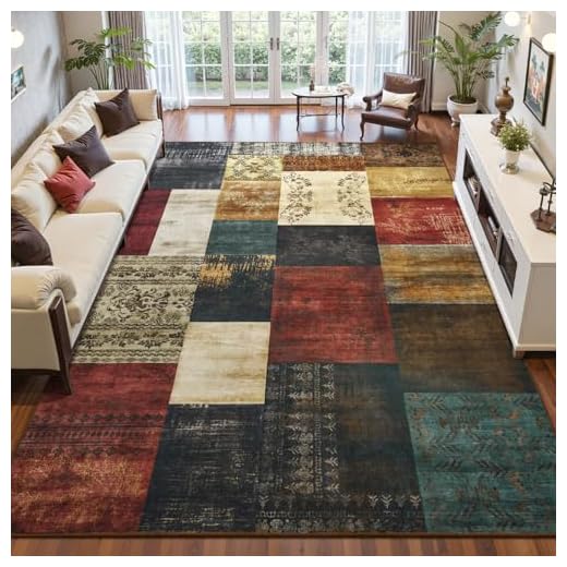 DweIke Washable 5x7 Area Rug