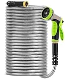 UNCO- Stainless Steel Metal Hose with 10 Functions Spray Nozzle...
