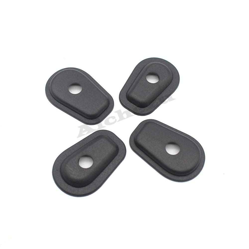 ACZ Turn Signals Indicator Adapter Spacers, 4 Pieces Black Spacer, For Kawasaki ZX6R ZX636 ZX6RR ZR7S ZRX1200S ZX7R ZX7R ZX9R ZX12R
