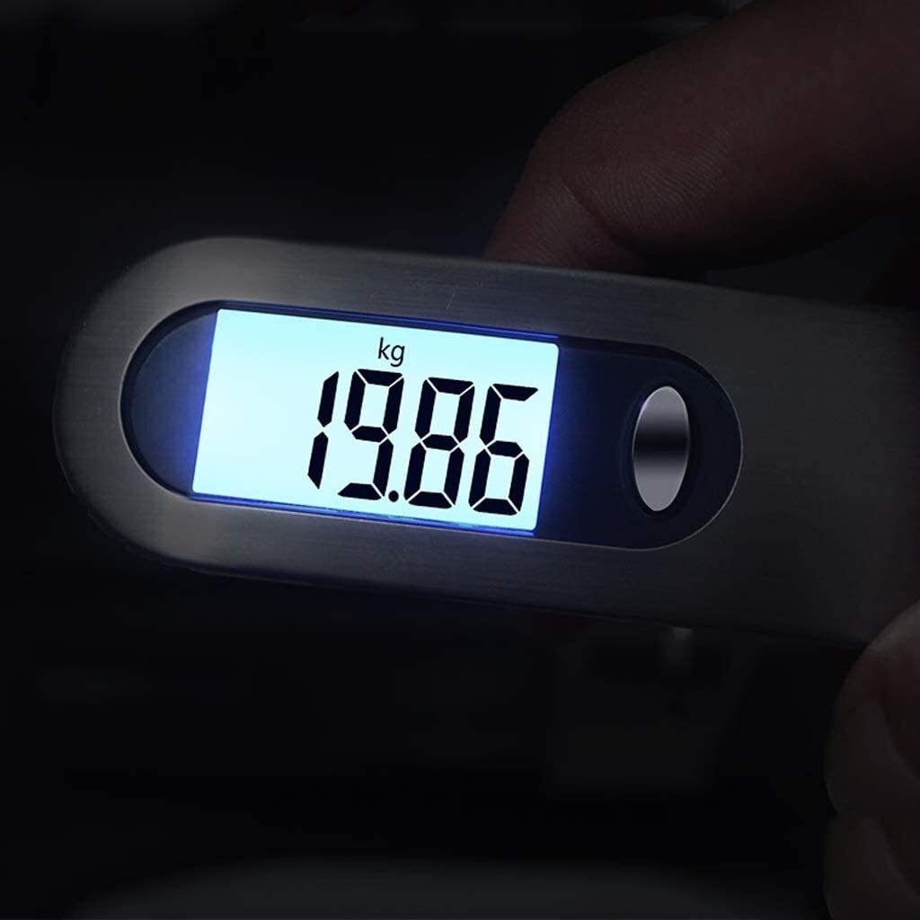 High Precision Portable Electronic Luggage Scale Spring Balance 50KG Weighing