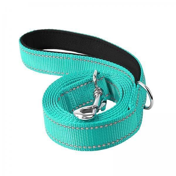 Correa reflectante para perros: pack de 3 de nailon trenzado fácil de limpiar y muy cómoda