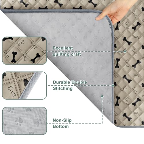 Image of Eterish Washable Pee Pads for Dogs Extra Large 36'' x 48'' 2 Pack | Reusable Absorbent Pet Puppy Dog Training Pads Non-Slip, Waterproof Whelping Potty Pads for Dogs Leak-Proof