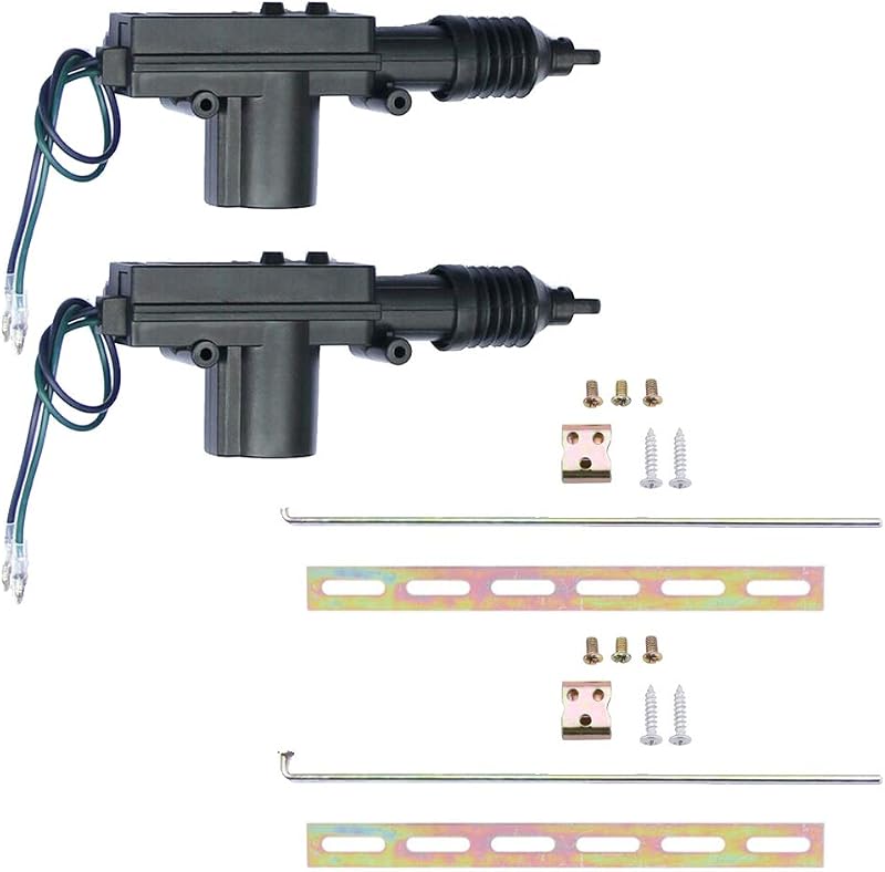 Atuador de Trava Elétrica de Porta ESUPPORT 12 V, 2 Fios – Kit com 2 Unidades