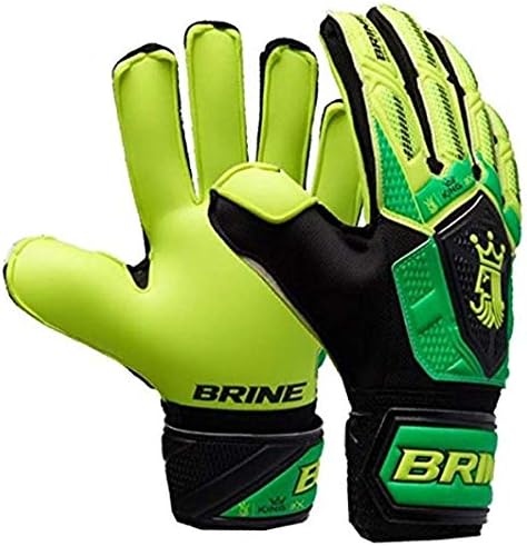 Varzist Goalkeeper Gloves Brine King Match 3X Soccer Goalie Glove Finger Save Protection Spines