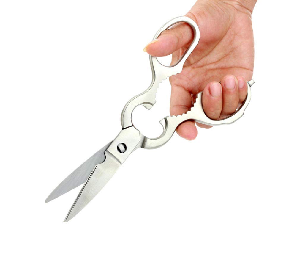 Utility Cooking Scissor,Multipurpose Stainless Steel Poultry Shears with Comfortable Grips for Chicken,Vegetables,Fish,Meat and Herbs