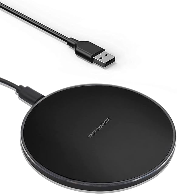 Bellap Wireless Charger, 15w Max Fast Qi Wireless Charging Pad for iPhone 12/12 Pro/11/11 Pro Max/XS Max/XR/X/8/Se,Samsung Galaxy S20/S10/S9/Note10/9,HUAWEI Mate RS/P30 Pro Galaxy S20/S10, AirPods etc