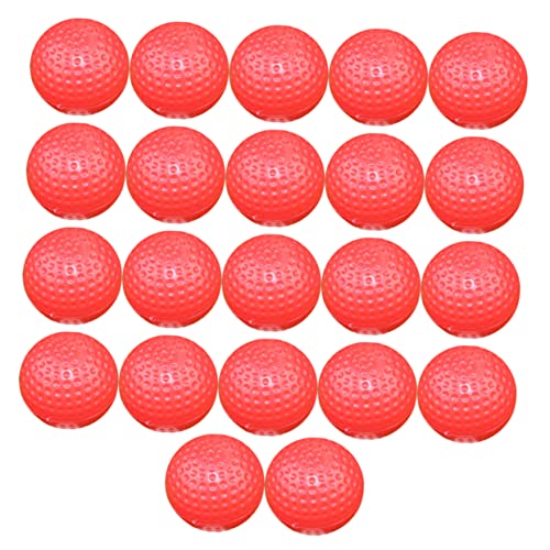 DECOMELODY 22pcs Non-Porous Training Red Indoor Practice for Safe Swing Training Lightweight Flexible Design for Boys and Girls and Adults for Indoor Golf Practice