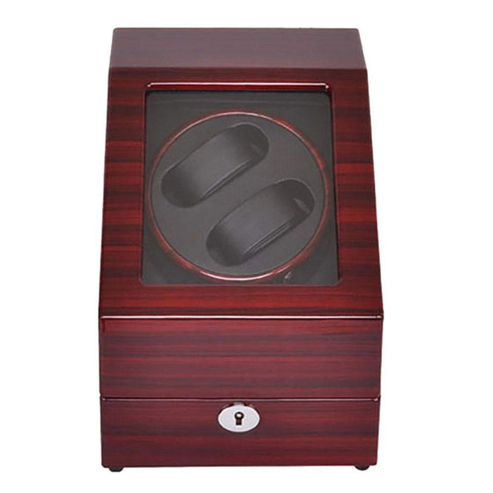 Remontoir pour 2 montres automatiques et coffret de rangement rouge