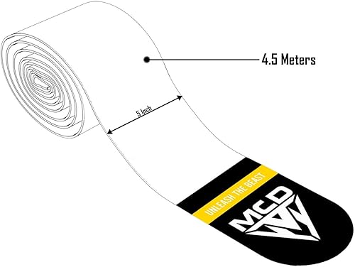 Miniatura 5 de MCD - Envolturas de boxeo para hombres y mujeres de 14.8 ft180 pulgadas, para guantes de boxeo con lazo para el pulgar, Muay Thai, apretones de mano