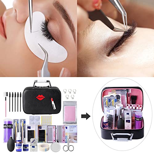 Kit de Extensão de Cílios, Kit de Cílios Para Extensões de Cílios Iniciantes, Kit de suprimentos par
