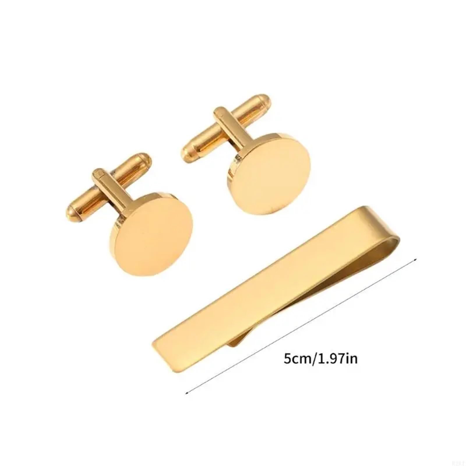 Juego de clip corbata y gemelos for hombre, adecuado for diversos eventos uso diario Para Hombres