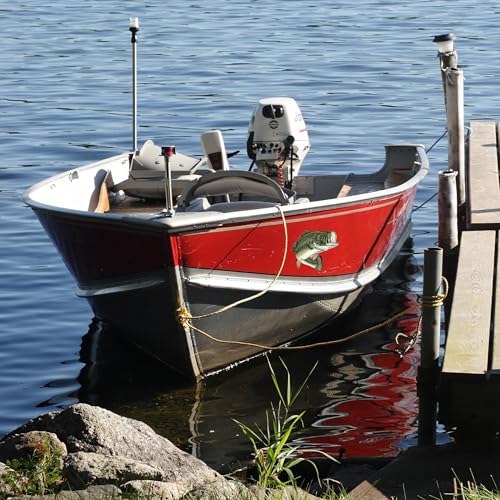 Image of Fishing Bass Fish Sticker Decal Fishing Bumper Sticker Fish Auto Decal Car Truck Boat RV Real Life Pole Tackle Box Fisherman (5 Inch)