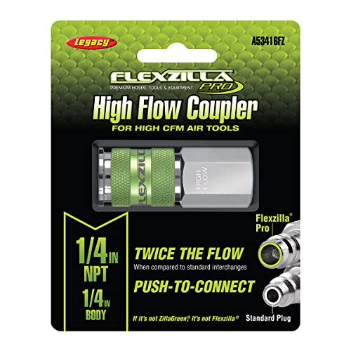 Image of Flexzilla Pro High Flow Coupler, 1 /4 inch Body, 1 /4 inch FNPT - A53416FZ