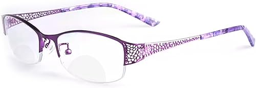 Miniatura 10 de laureles Gafas de lectura bifocales fotocrómicas de moda Gafas de sol para mujer Transición Marco de metal Lectores rojos Mujer