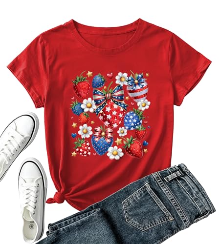 Image of 4th of July Floral American Flag Tank Top for Women Patriotic Sleeveless Apparel