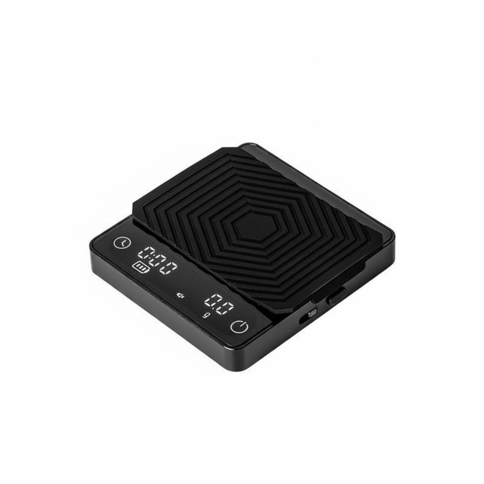 Bilancia da Caffè Digitale Bilancia Espresso Bilancia per Versare Bilancia da Cucina Bilancia Tascabile con Peso Leggero Tasca Borsa Lettura Rapida, Black
