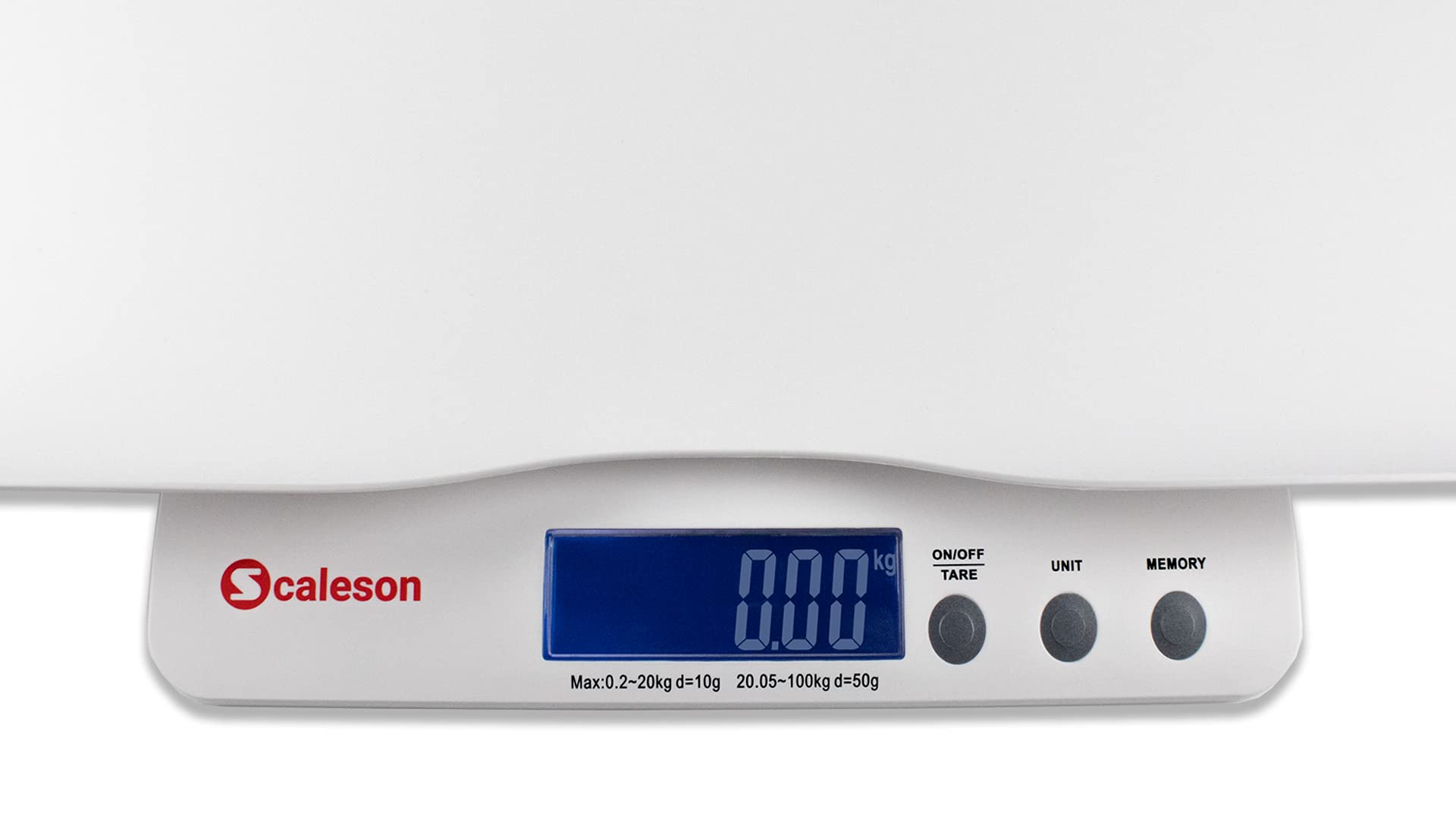SCALESON S212 Bilancia Neonati Multifunzione & Digitale/Bilancia Bambini/Funzione Hold/Max. 100kg