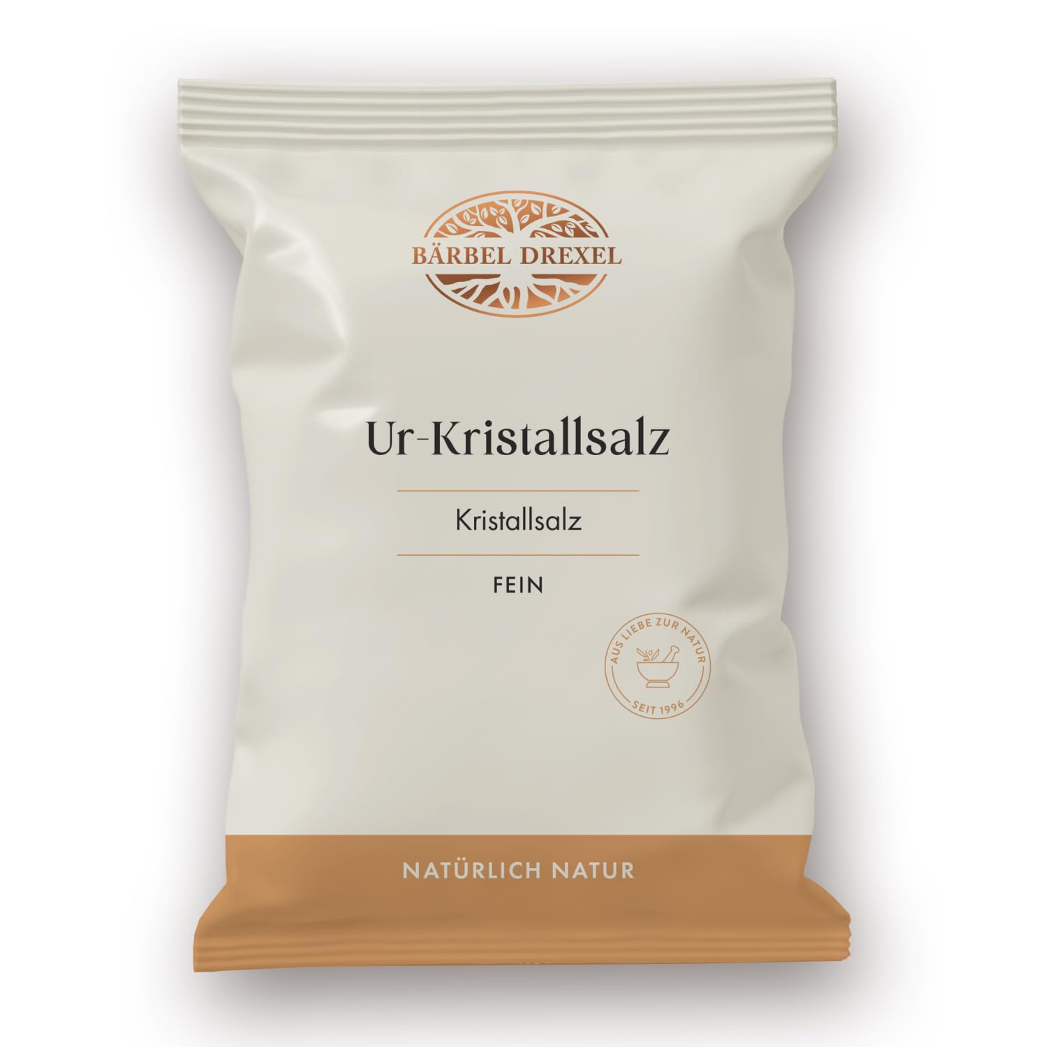 BÄRBEL DREXEL® Rosa Kristallsalz (Tiefebenen Rand Himalaya) FEIN, feines Natursalz (750g) Für Feinschmecker, 100% Veganes Speisesalz, Reines Steinsalz, Naturbelassen Unbehandelt, Ur-Salz