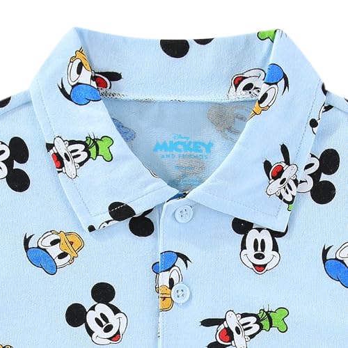 Disney Mickey Mouse Toy Story Cars Boys Short Sleeve Polo Shirt for Toddler and Big Kids2