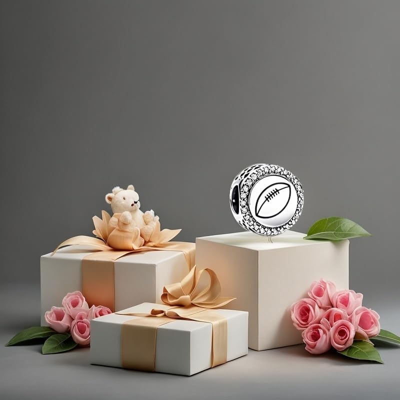 Image of Mom Family Charms Bead for Bracelets and Necklaces Jewelry Charm for Women Valentine Mother's Day