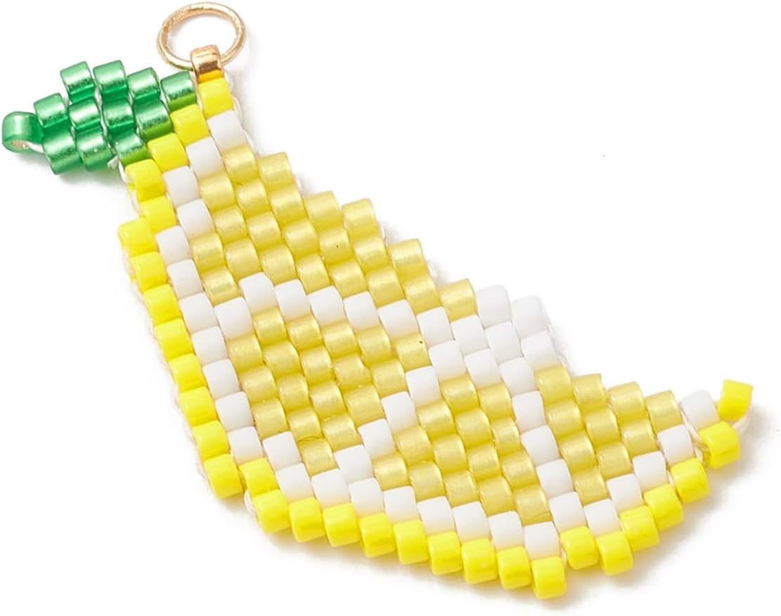 Lemon Beads Charms for Jewelry Making Glass Pendant Fruit Charms for Bracelet Necklace Earring DIY Supplies - Image 4