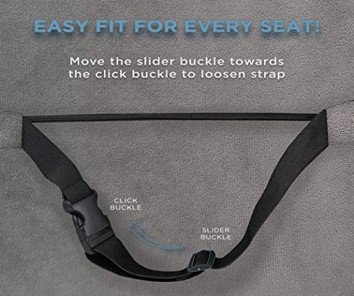 Image of SAMSONITE SA5244 Ergonomic Lumbar Support Pillow Helps Relieve Lower Back Pain 100% Pure Memory Foam Improves Posture Fits Most Seats Breathable Mesh Washable Cover Adjustable Strap