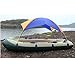 WnewTools Sun Shelter Fishing Tent Inflatable boat Rubber Boat for 2 person Boat Awning