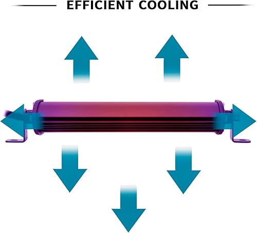 Miniatura 2 de Barra de luz LED verde de una sola fila de 7 pulgadas, 18 W, luces antiniebla, luces antiniebla de conducción de trabajo, 12 V, 24 V, ultrafina,