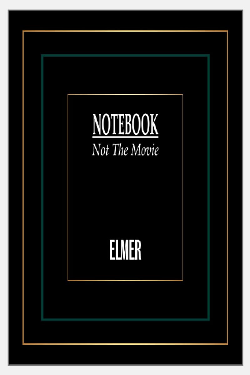 Cuaderno simple y práctico para Elmer: Cuaderno de diseño simple y práctico de usar para Elmer