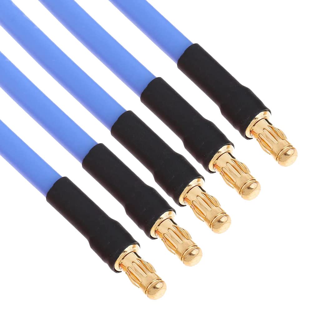 5 Câbles D'extension Moteur ESC 16AWG - Connecteurs Banane 3,5mm (30cm)