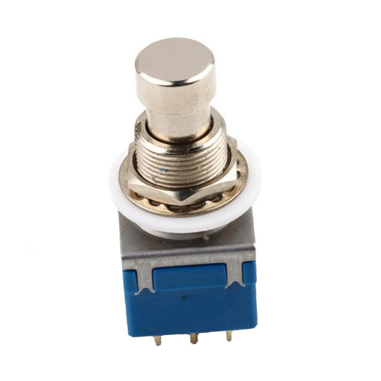 ifundom Metal Foot Guitar Effects Pedal Switcher 10pcs 9-pin 3pdt Latching Footswitch