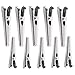 YeenGreen Dichtungsclips, 10 Stück Tütenclips Metall, Tütenklammern Edelstahl, Tütenclips Verschlussclips Metall für Lebensmittel, Kaffee, Brot, Fresh-Keeping Clamp Sealer und Mehr