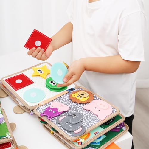 Image of PATPAT Busy Board for Toddlers