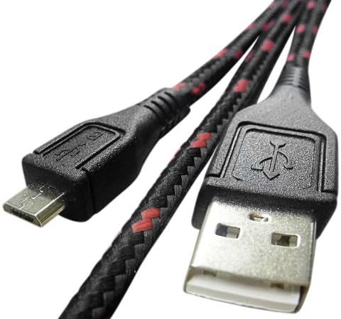 Cloth Jacketed / Ruggedized USB 2.0 A Male to Micro B Cable (6FT - Lifetime Warranty)