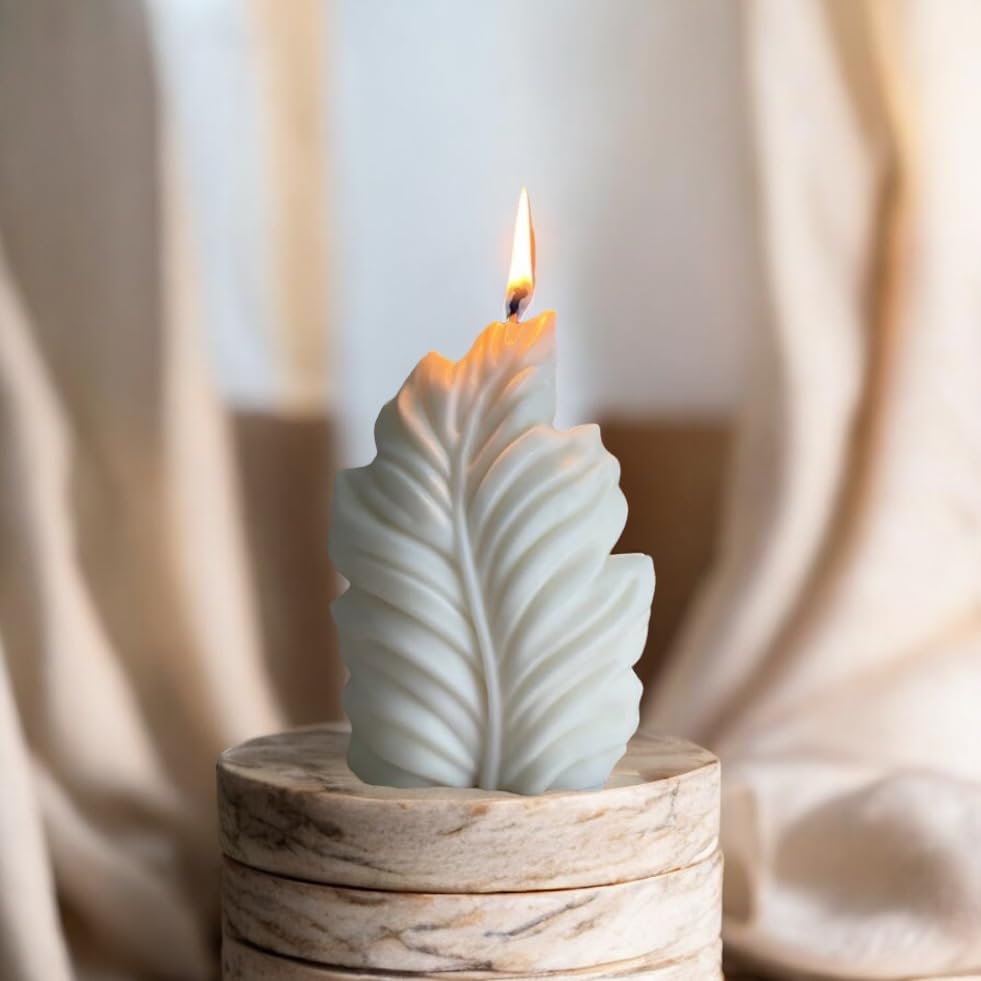 Image of Fragrance Leaf Shape Candls | Smokeless Scented Candl | Aroma Candle | Candles for Decoration | Wedding Candle