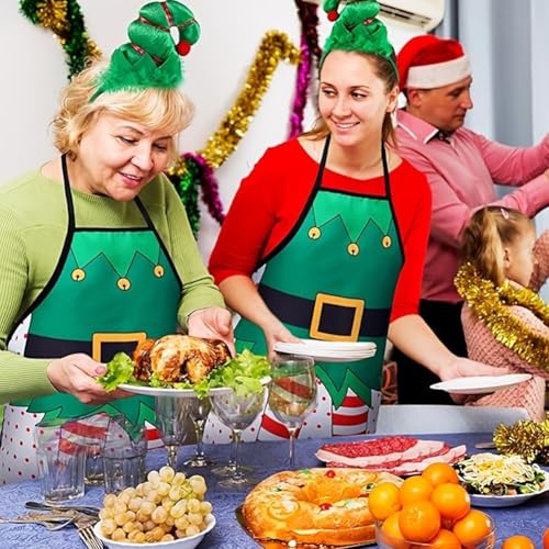 Tabliers de cuisine de Noël pour protéger vos vêtements de fête - 4