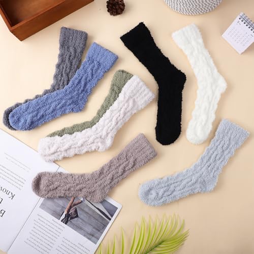 Calcetines térmicos para mujer Mikikit, el complemento esponjoso ideal para interior y exterior 6