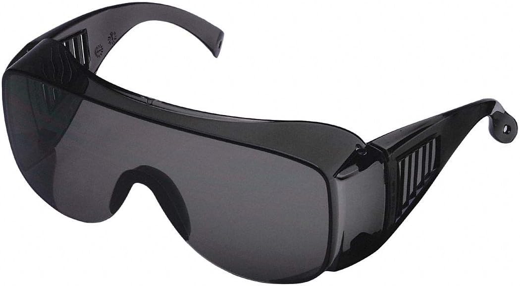 Condor Visitor Scratch-Resistant Safety Glasses, Gray Lens Color