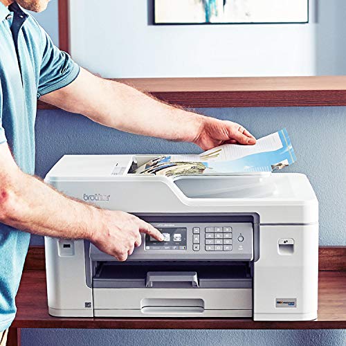 Brother Mfc-J6545Dw Inkvestmenttank Color Inkjet All-In-One Printer With Wireless, Duplex Printing, 11" X 17" Scan Glass And Upto 1-Year Of Ink-In-Box, Mfc-J6545Dw, Amazon Dash Replenishment Ready #TOP4