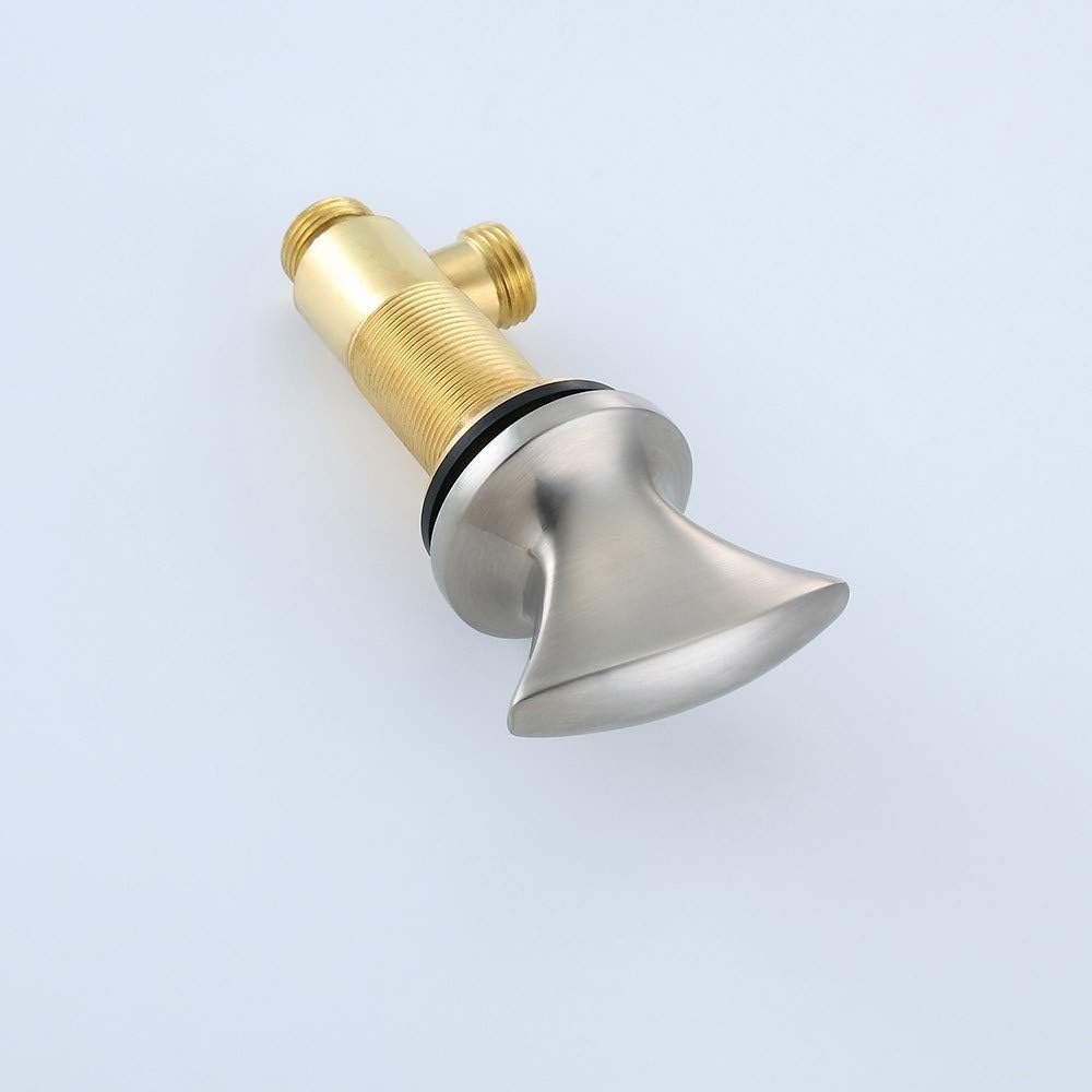 Black Friday Sale 2022 Jiuzhuo Sleek Design 5 Hole Roman Tub Bathroom Faucet Chrome, Brushed Nickel Finish (Brushed Nickel)