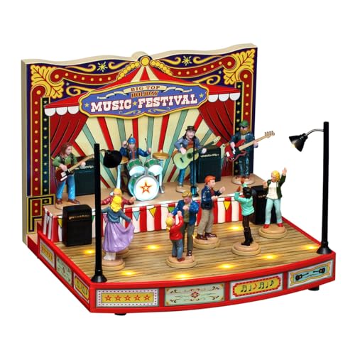 Lemax Big Top animado con música y luces para espectáculos de Navidad 2