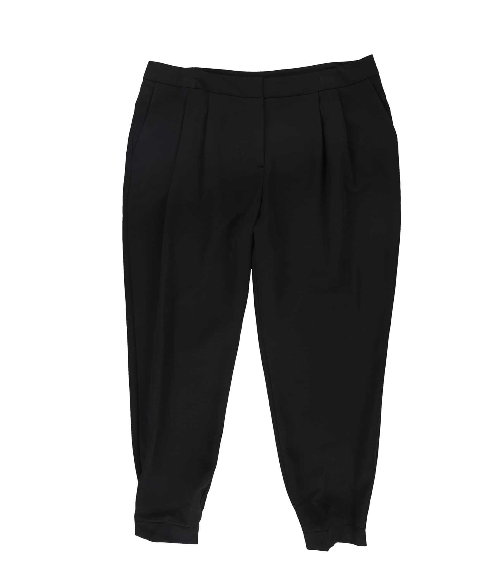 Alfani Womens Solid Casual Jogger Pants Black 14