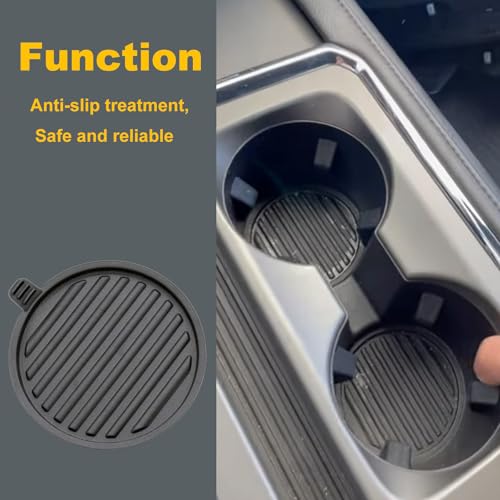 2 Piezas Insertos Portavasos Center Console Compatible Ford miniatura 5