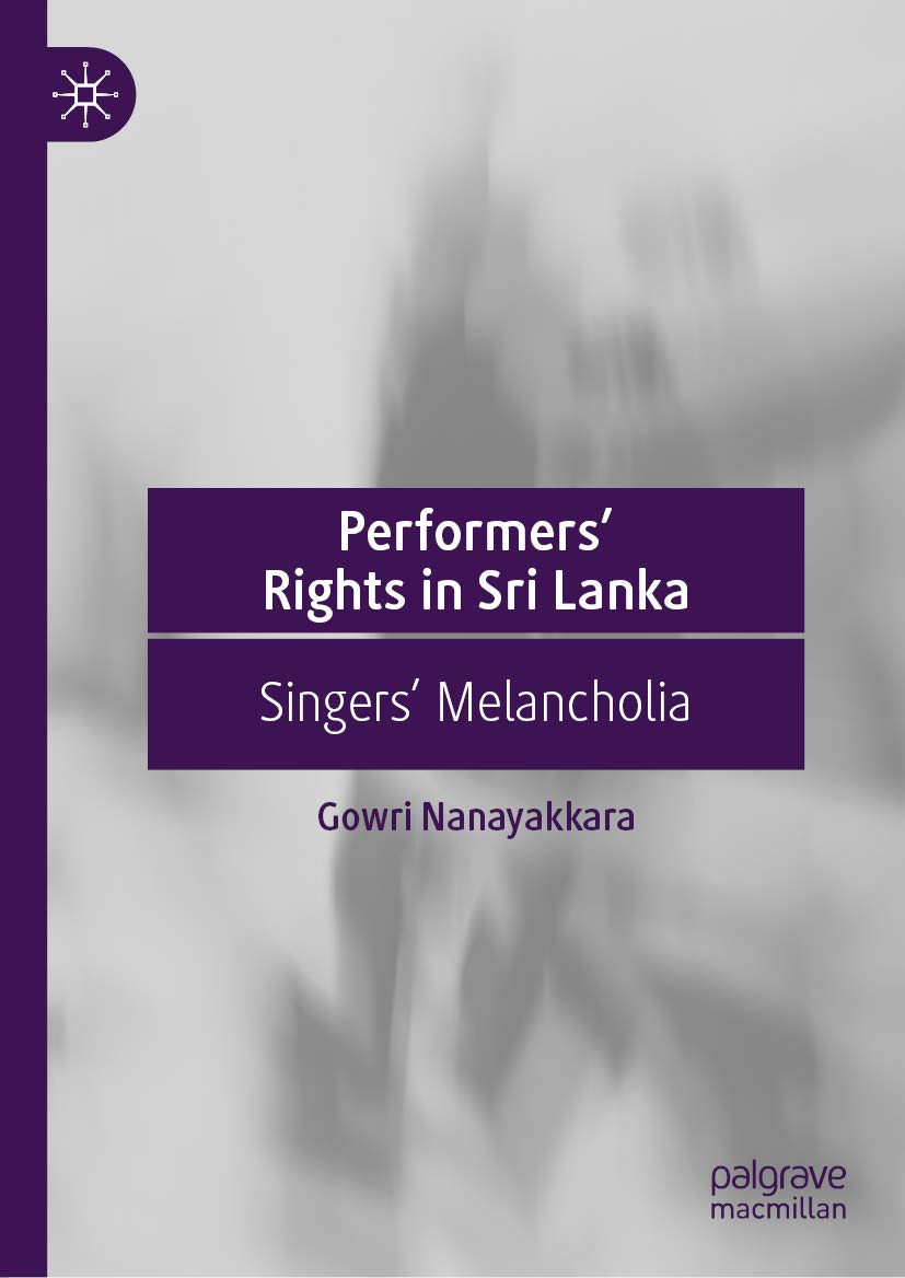 Performers' Rights in Sri Lanka livre anglais sur le droit des artistes interprètes