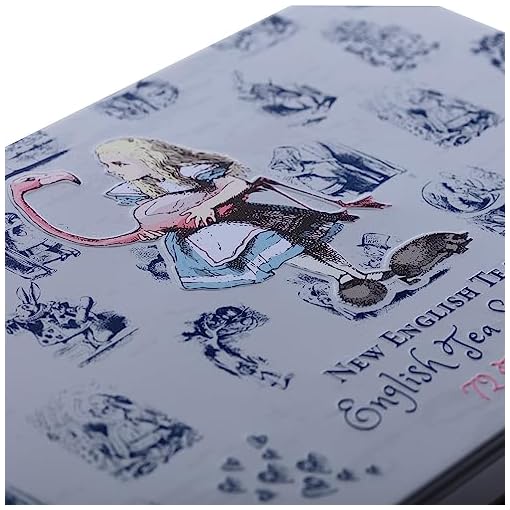 New English Alice in Wonderland tea caddy - Image 6