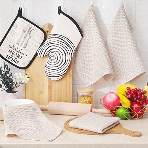 Buy Homaxy 100 Cotton Waffle Weave Kitchen Dish Cloths, Ultra Soft Absorbent Quick Drying Dish