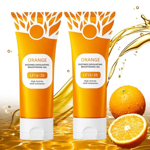 Orange Exfoliating Gel 2026 Exfoliating Cleansing Gel Scrub Pore Orange Peeling Scrub Deep Clean Pores Remove Blackheads & Moisturize Skin All Types Skin